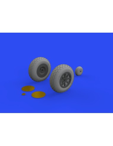 P-40E wheels for Trumpeter 