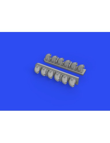 P-40E exhaust stacks for Trumpeter 