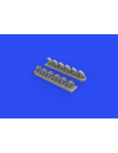 P-40E exhaust stacks for Trumpeter 
