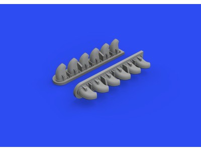 P-40E exhaust stacks for Trumpeter 