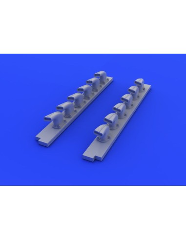 Bf 109G-2/4 exhaust stacks for REVELL 