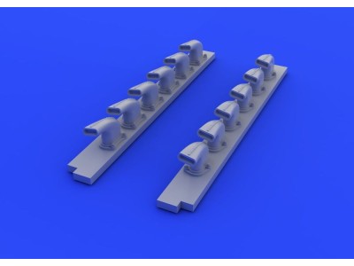 Bf 109G-2/4 exhaust stacks for REVELL 