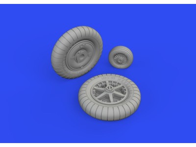 Bf 109G-2 wheels 1/32 for REVELL 