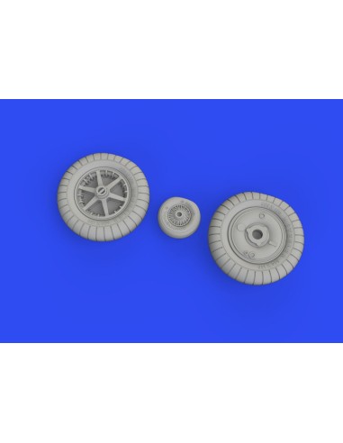 Bf 109G-2 wheels 1/32 for REVELL 