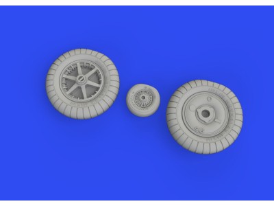 Bf 109G-2 wheels 1/32 for REVELL 