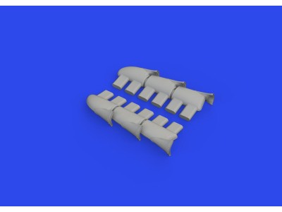 Hurricane Mk.II exhaust fishtail PRINT 1/32 REVELL 