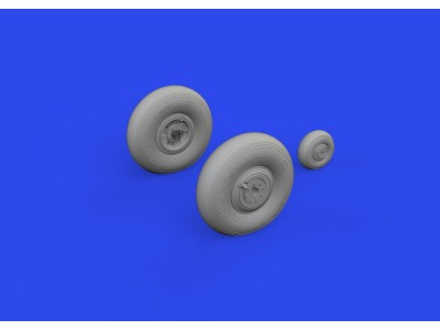 Hurricane Mk.II wheels 1/32 REVELL 