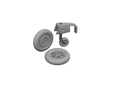Bf 109E wheels   EDUARD 