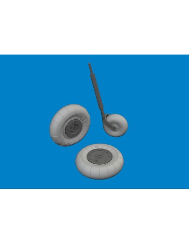 Bf 109K-4 wheels for Kotare 