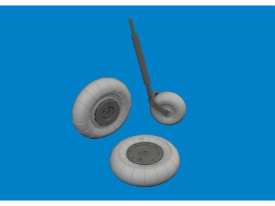 Bf 109K-4 wheels for Kotare 