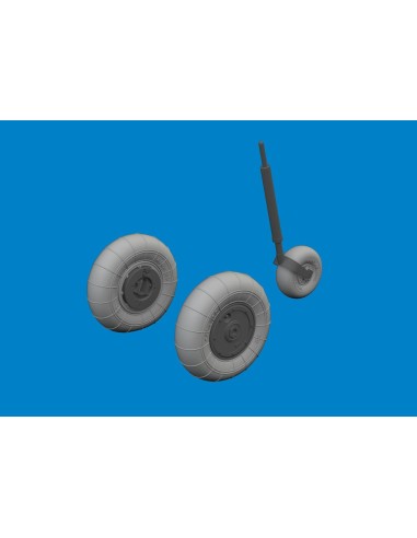Bf 109K-4 wheels for Kotare 