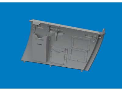 Hurricane Mk.II cockpit door PRINT for Revell 