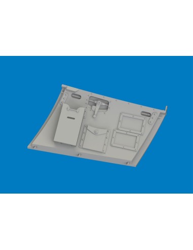 Hurricane Mk.II cockpit door PRINT for Revell 
