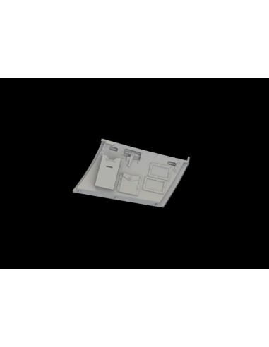 Hurricane Mk.II cockpit door PRINT for Revell 
