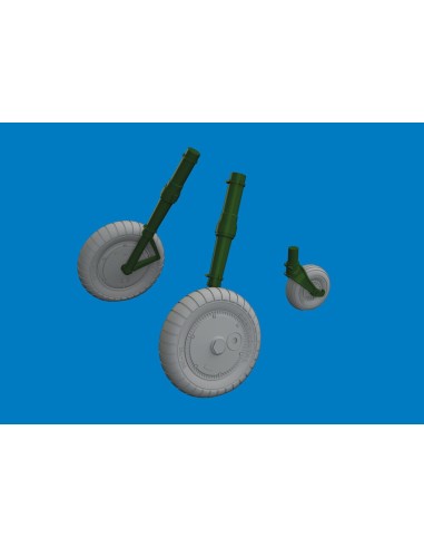 Bf 109G-6 wheels for Revell 
