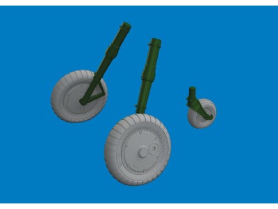 Bf 109G-6 wheels for Revell 