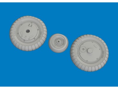 Bf 109G-6 wheels for Revell 