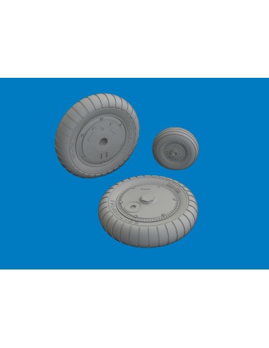 Bf 109G-6 wheels for Revell 