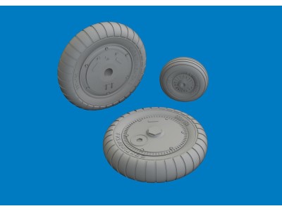 Bf 109G-6 wheels for Revell 