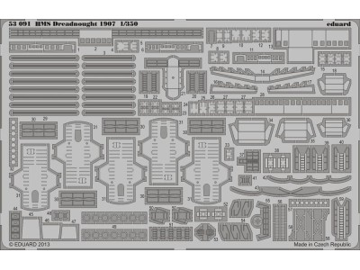 HMS Dreadnought 1907 for Trumpeter 