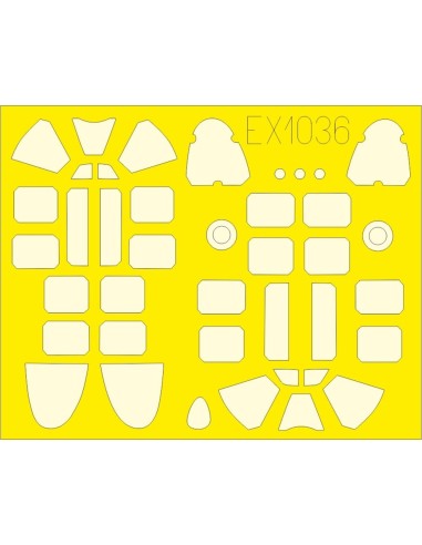 P-51B/C framed canopy LööKplus 1/48 