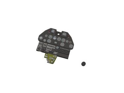 P-40E w/ rounded exhaust stacks LööKplus  EDUARD 
