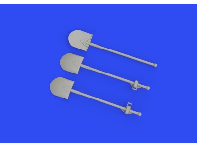 WWII German shovels PRINT 1/35 
