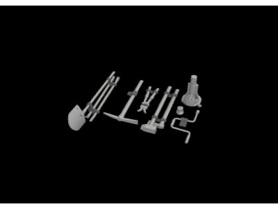 H39 French Light Tank equipment PRINT for Tamiya 