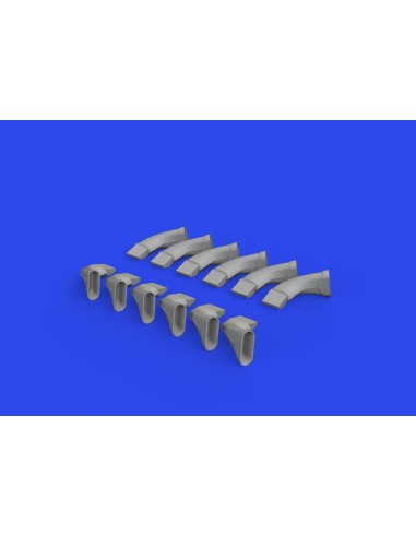Spitfire Mk.IX exhaust fishtail PRINT 1/24 AIRFIX 