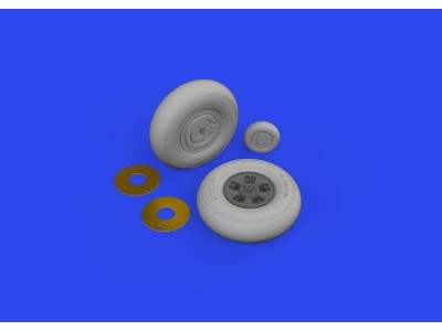 Spitfire Mk.IX wheels 5spoke 1/24 AIRFIX 