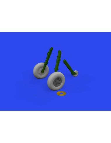 Spitfire Mk.IX wheels 5spoke 1/24 AIRFIX 