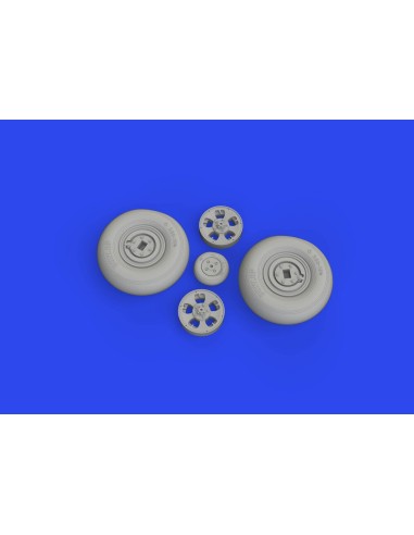 Spitfire Mk.IX wheels 5spoke 1/24 AIRFIX 