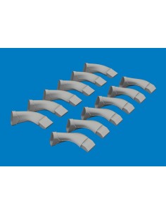 Spitfire Mk.VIII exhaust fishtail PRINT  AIRFIX 