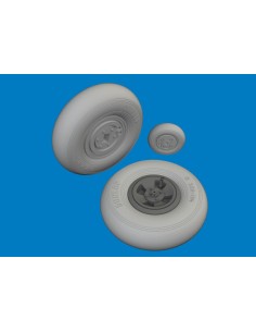 Spitfire Mk.VIII wheels 4spoke  AIRFIX 