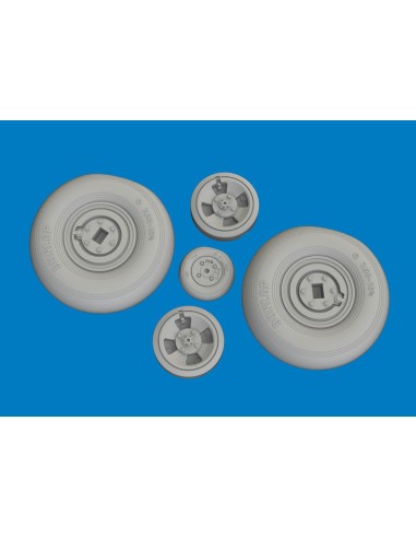 Spitfire Mk.VIII wheels 4spoke  AIRFIX 