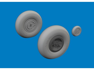 Spitfire Mk.VIII wheels 4spoke  AIRFIX 