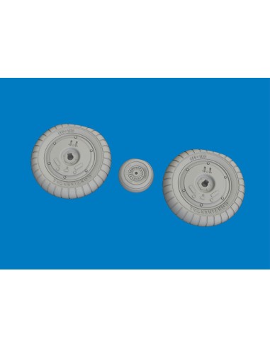 Bf 109G-5/6 wheels for Airfix 