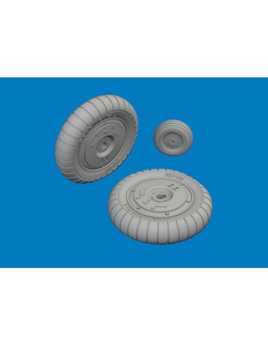 Bf 109G-5/6 wheels for Airfix 