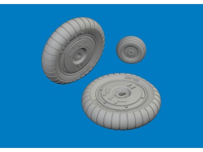 Bf 109G-5/6 wheels for Airfix 