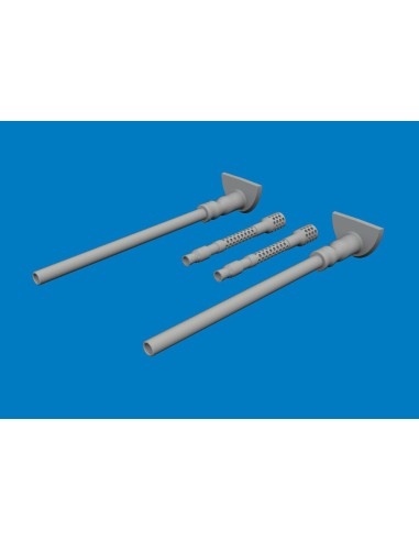 Bf 109G-5/6 gun barrels PRINT for Airfix 