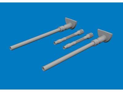 Bf 109G-5/6 gun barrels PRINT for Airfix 