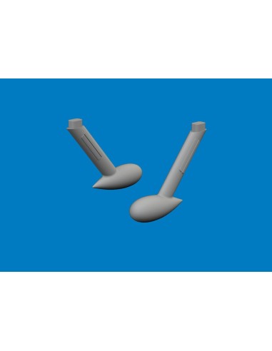 Bf 109G balance weights PRINT for Airfix 