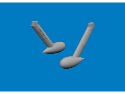 Bf 109G balance weights PRINT for Airfix 