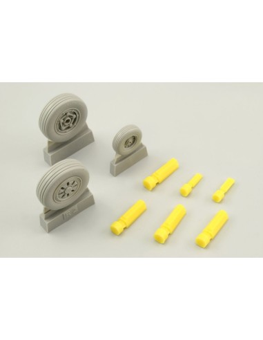 F-22A wheels für Hasegawa 