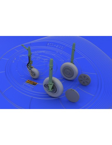 MiG-21 wheels for Eduard 