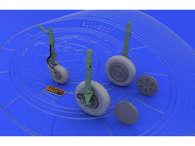MiG-21 wheels for Eduard 
