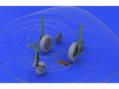 MiG-21 wheels for Eduard 