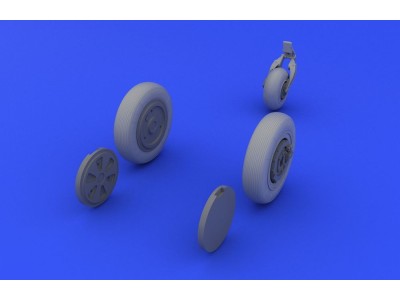 MiG-21 wheels for Eduard 