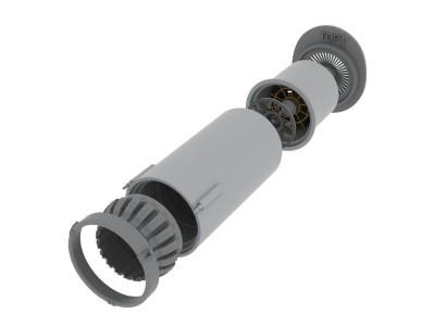 MiG-21MF/SMT exhaust nozzle for Eduard 