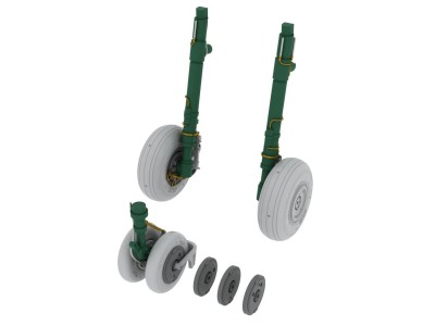 MiG-29 wheels for Academy/Eduard 